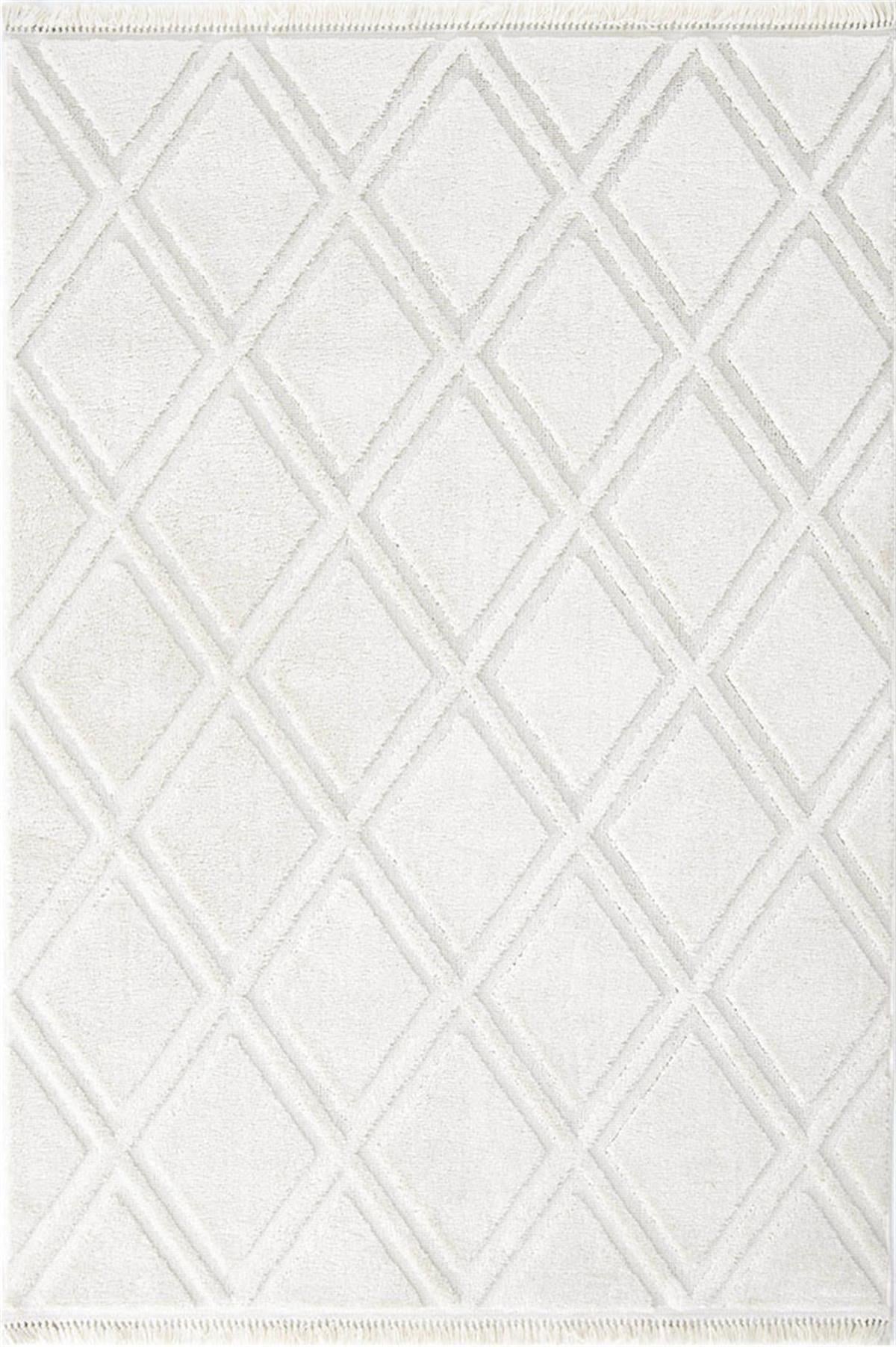 Çam Halı ASPENDOS 2209 Krem Koridor Halısı Kesme Yolluk Mutfak Halısı Modern Salon Halısı