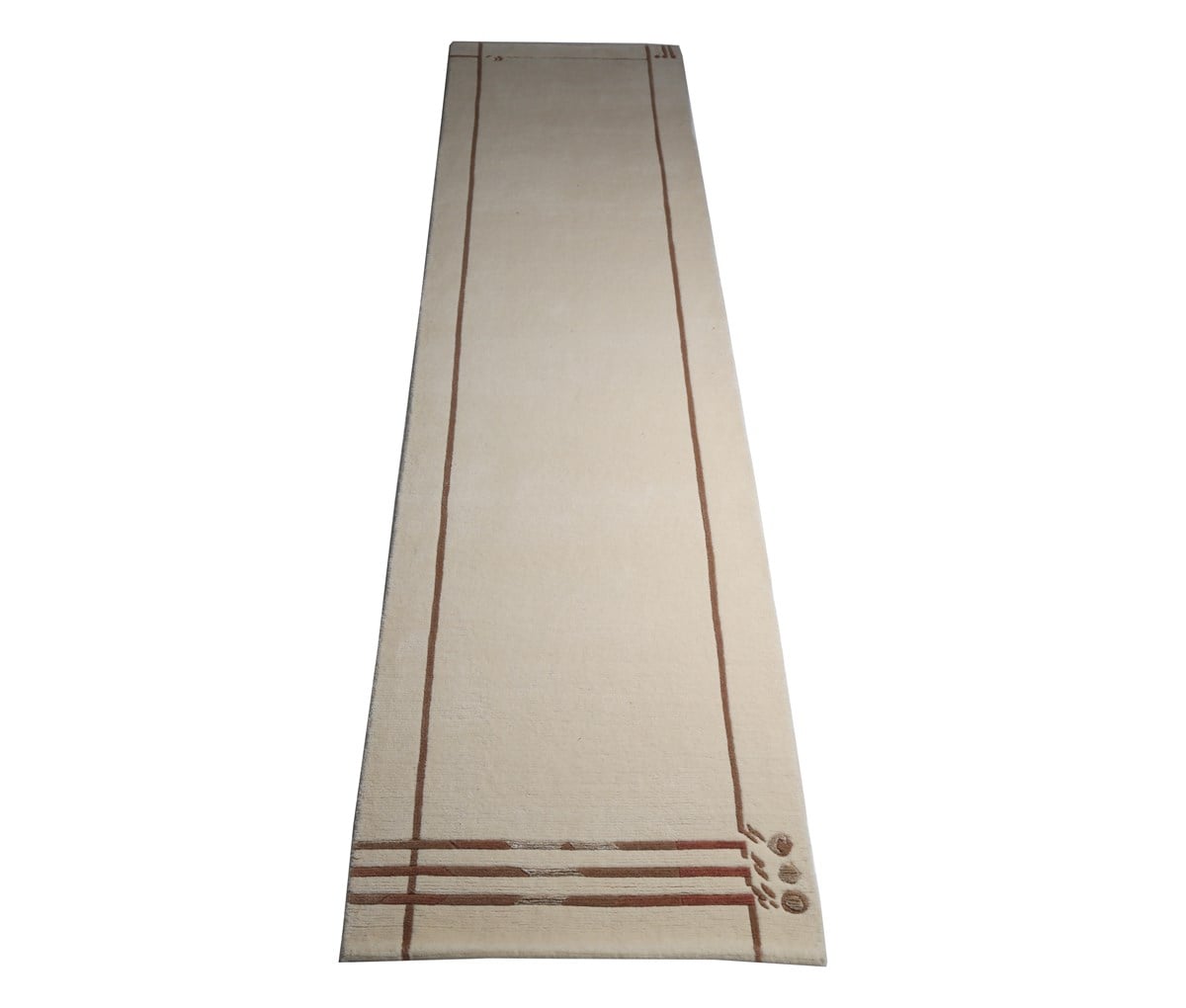 Çam Halı Astragan SSV 146 Krem Modern Desen Yün El Dokuması Halı