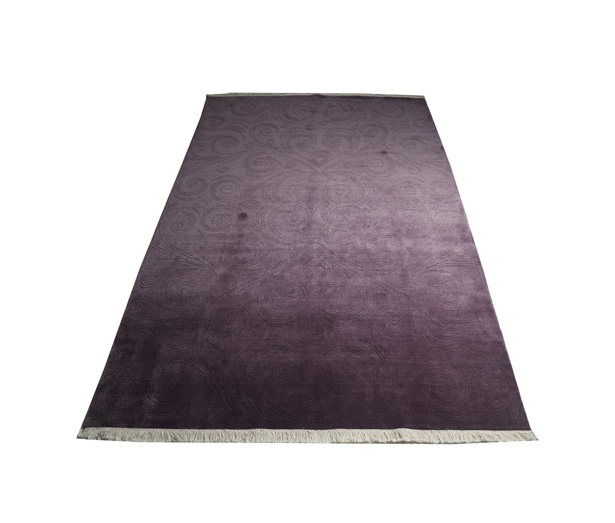Çam Halı Astragan VV 163 Lila Modern Desen Yün El Dokuması Halı
