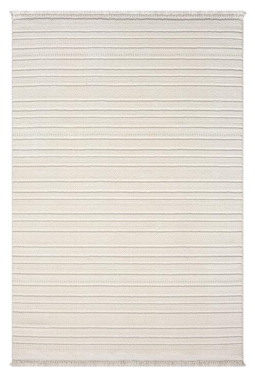 Çam Halı Bella 154 Krem İskandinav Desenli Renkli Koridor Halısı Kesme Yolluk Mutfak Halısı Modern Salon Halısı