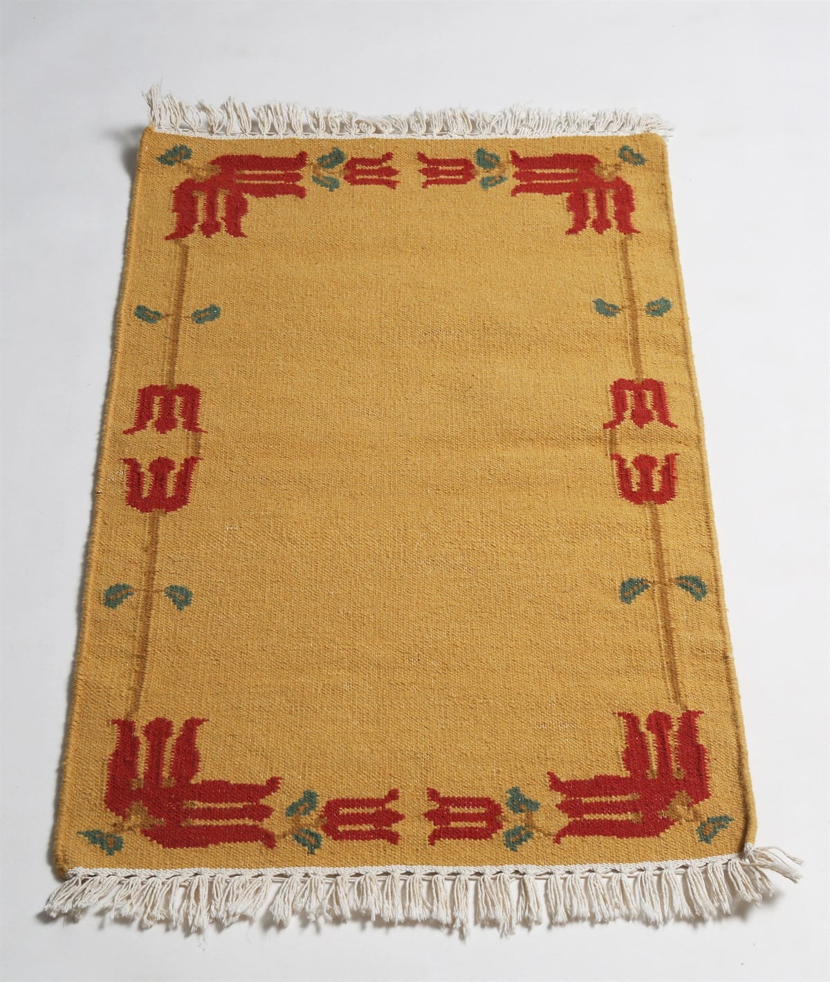 Çam Halı Çok Renkli El Dokuması Anadolu Yün Kilim 1167
