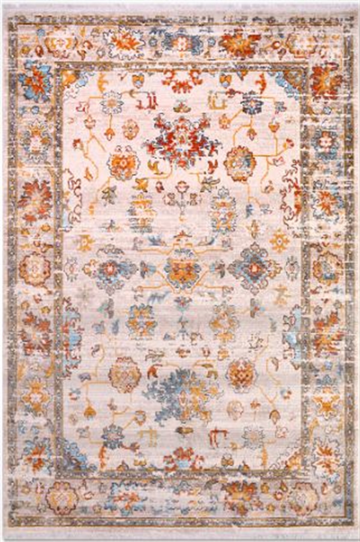 Çam Halı Crea Plus 7/26 9030  Eskitme Desenli Makine Halısı