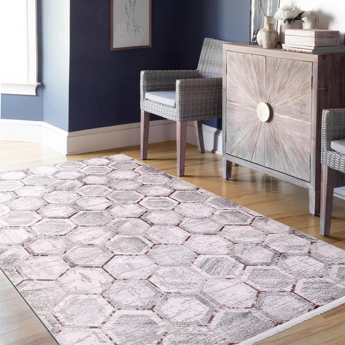 Çam Halı Crea Plus Argilla 15957 Modern Desenli Makine Halısı