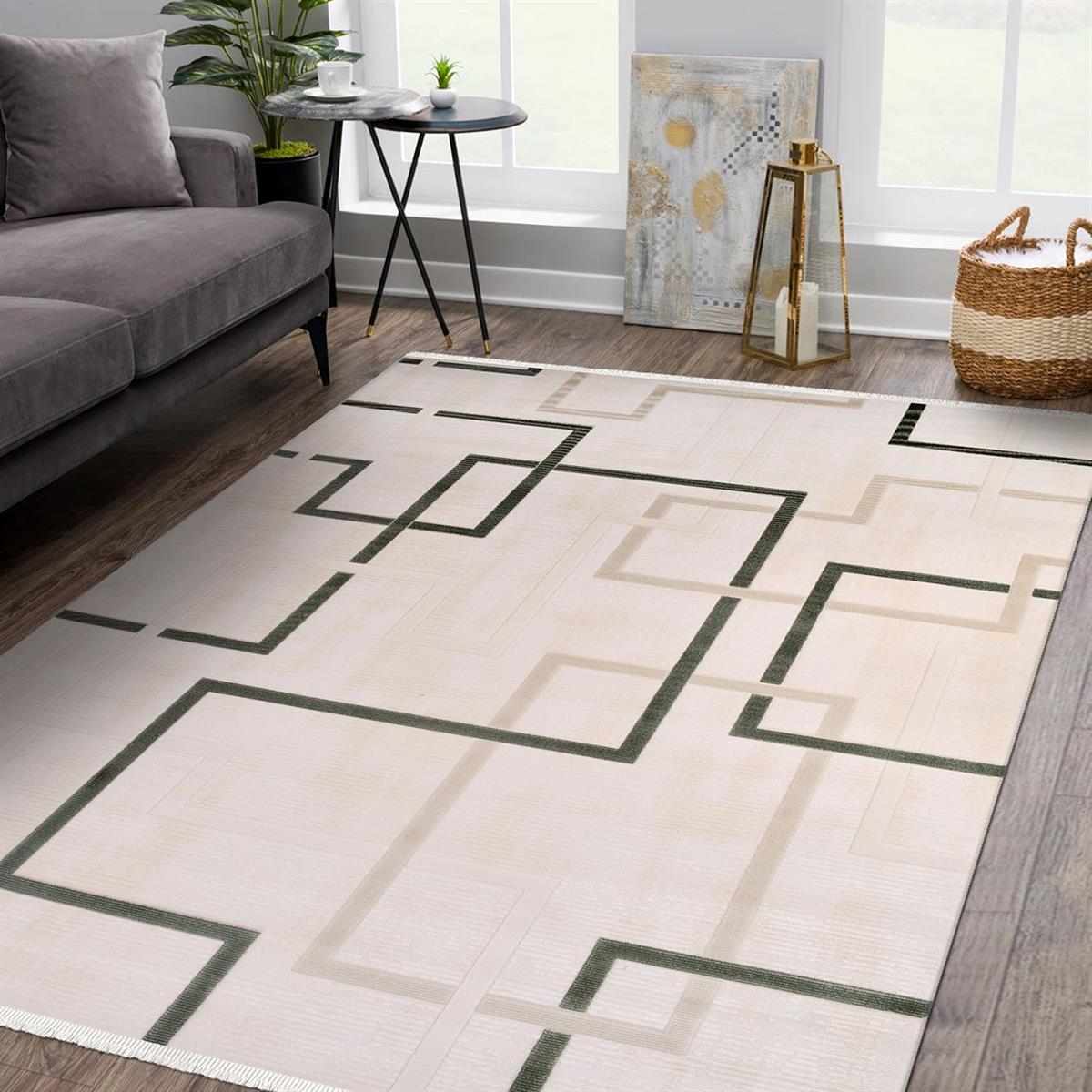 Çam Halı Crea Plus Karen 6416 Modern Desenli Makine Halısı