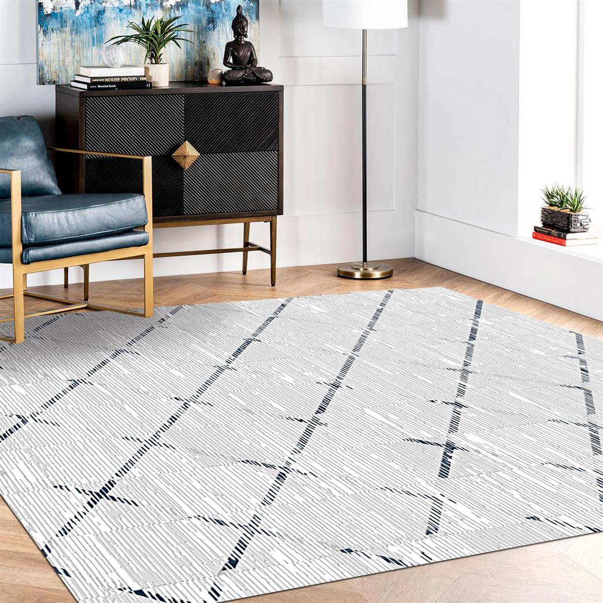 Çam Halı Crea Plus Royal 14855 Modern Desenli Makine Halısı