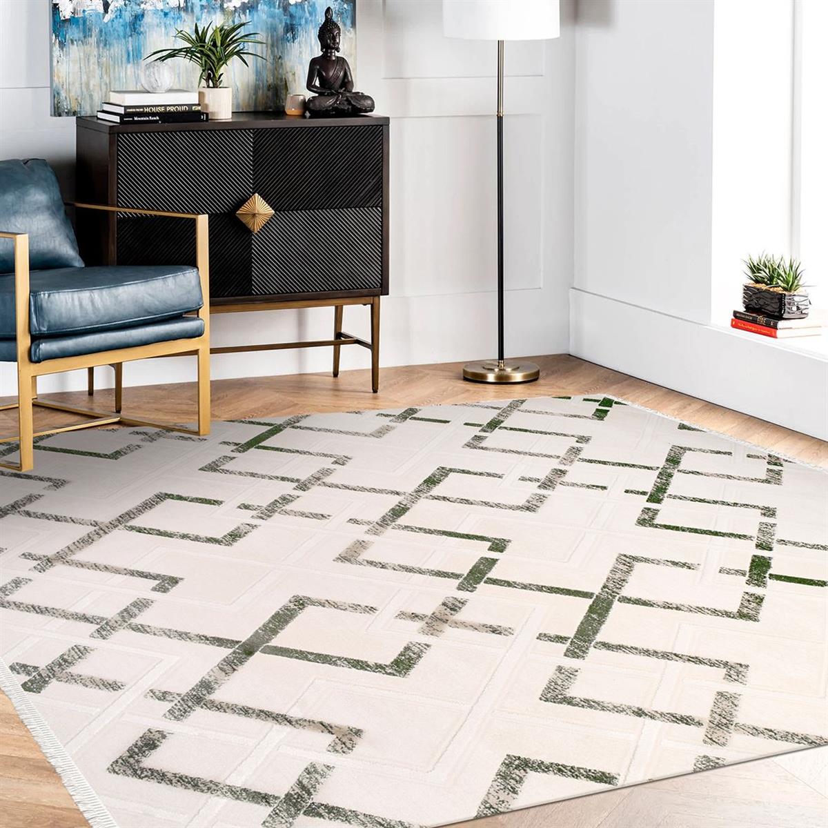Çam Halı Crea Plus Royal 14902 Modern Desenli Makine Halısı