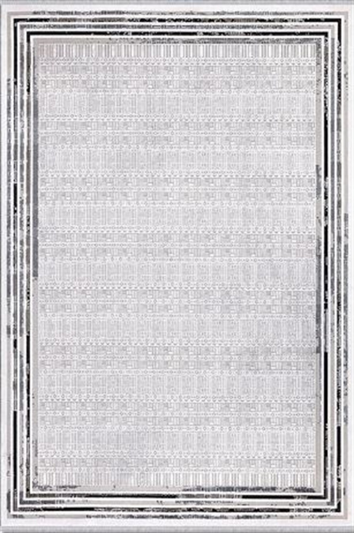 Çam Halı Crea Plus Stone Roxanne 17189 Gri Modern Desenli Makine Halısı