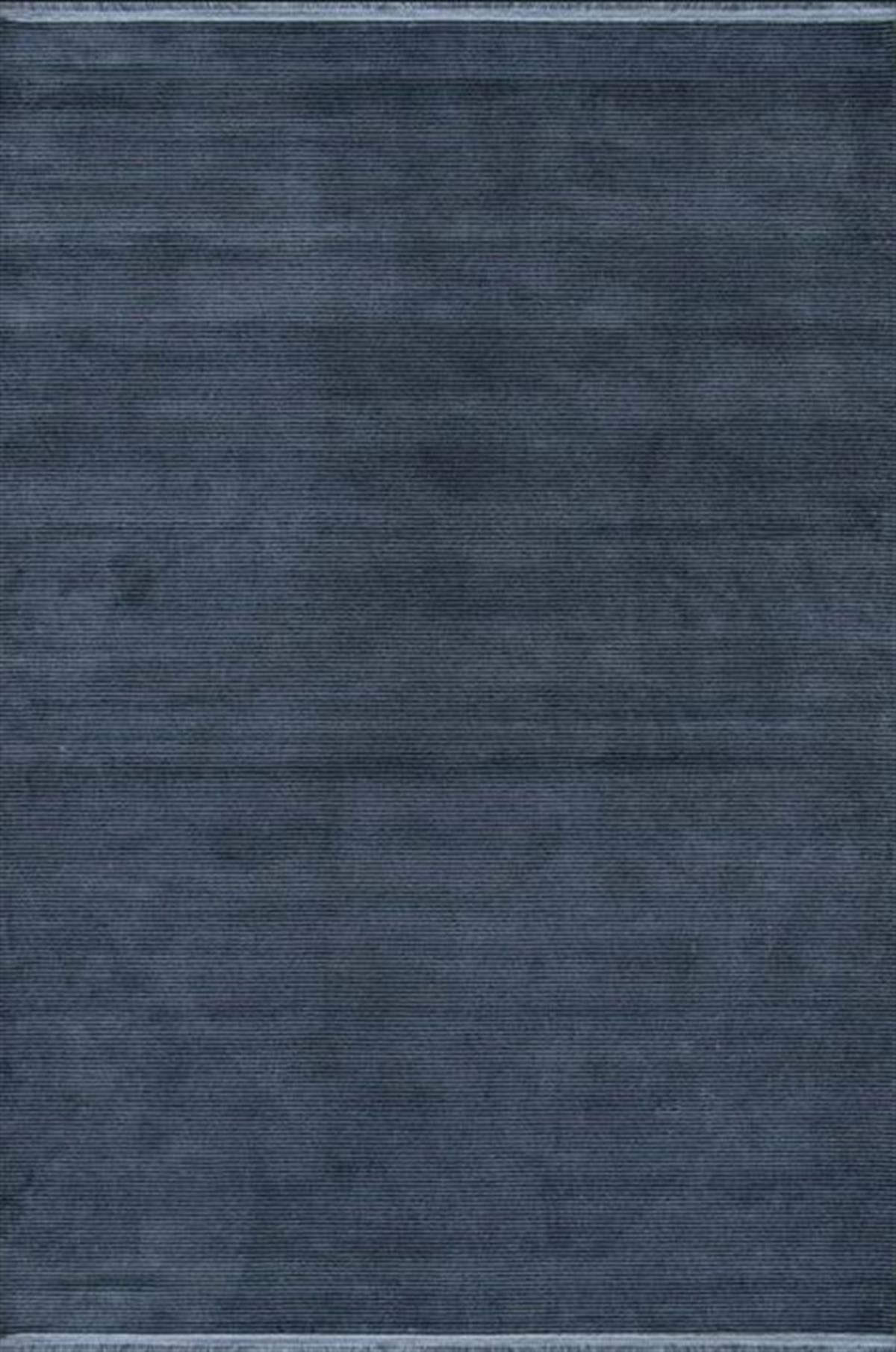 Çam Halı Enoks 6106 Mavi Siyah Romans Halı Modern Desenli Makine Halısı