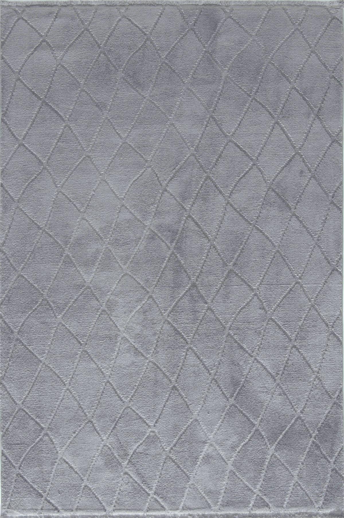 Çam Halı Eyfel 3111 Gri Romans Halı Modern Desenli Makine Halısı