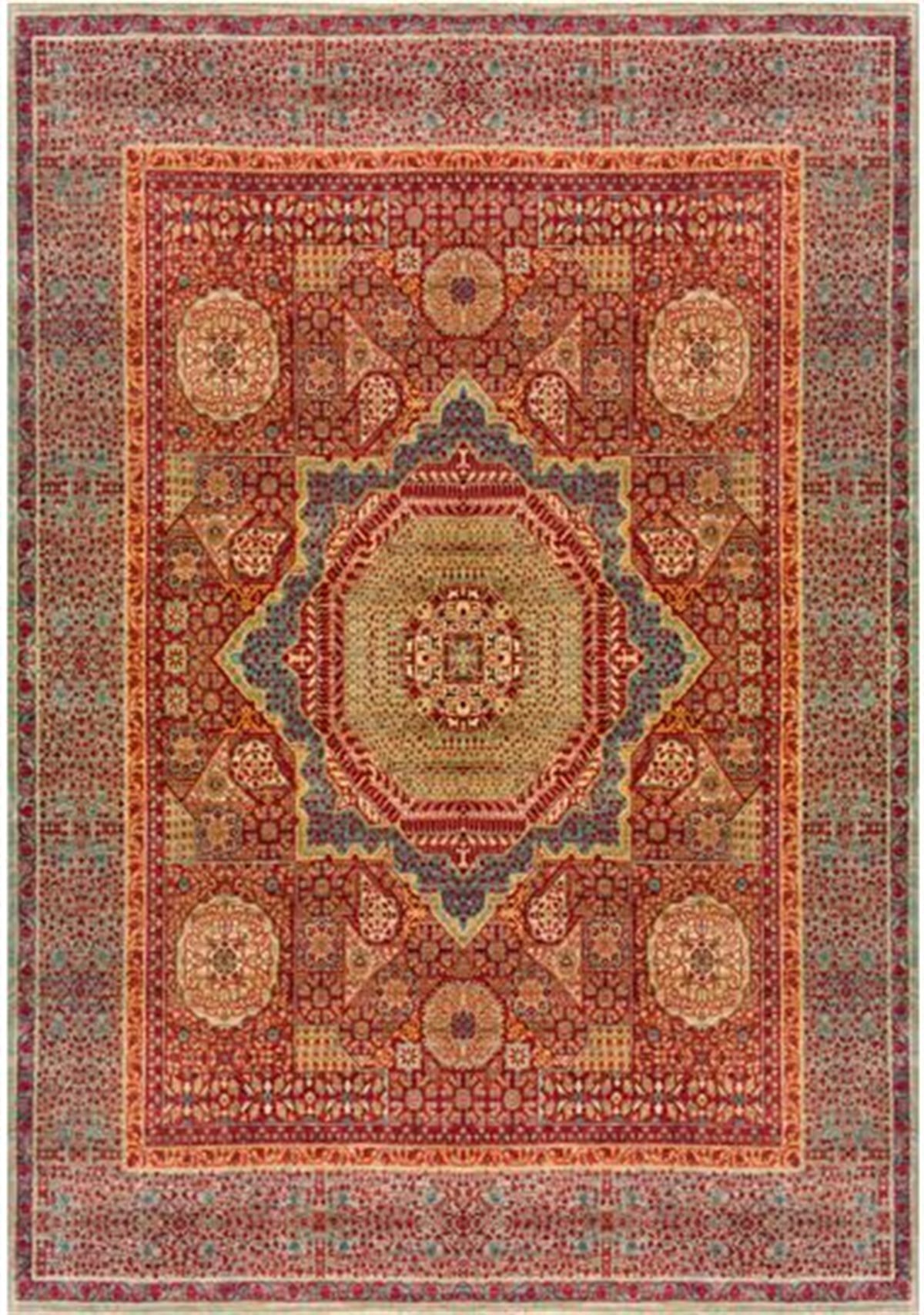 Çam Halı Gloria TD745 Multi Klasik Desen Dokuma Saçaklı Kilim