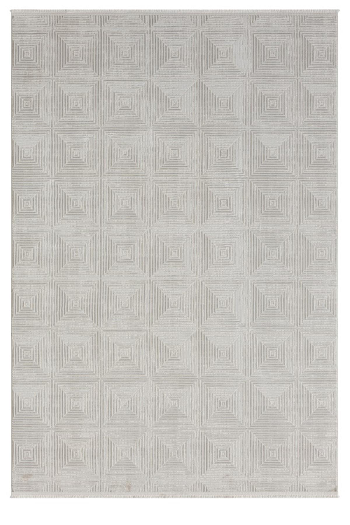 Çam Halı Gusto 901 Krem Seyran Halı Modern Desen Makine Halısı