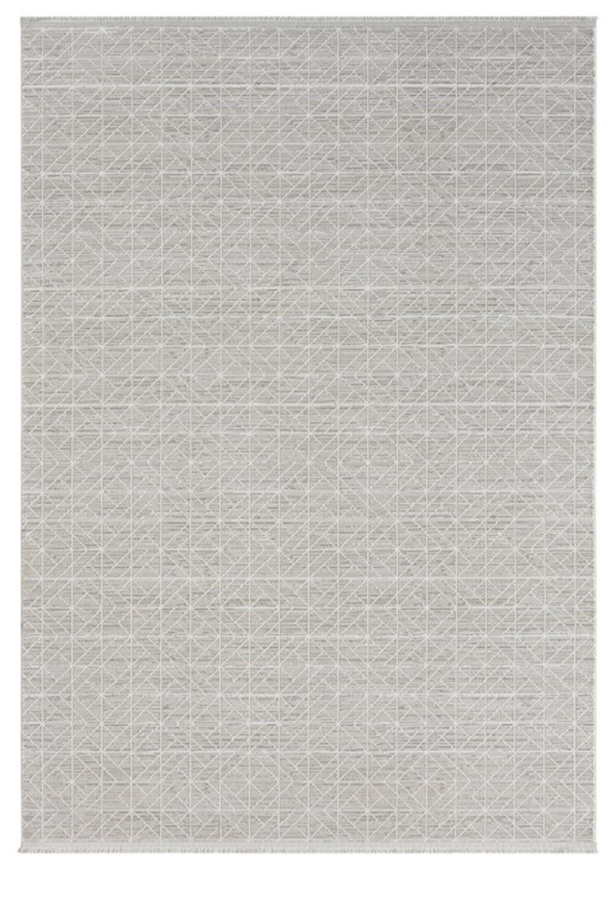Çam Halı Gusto 903 Gri Seyran Halı Modern Desen Makine Halısı