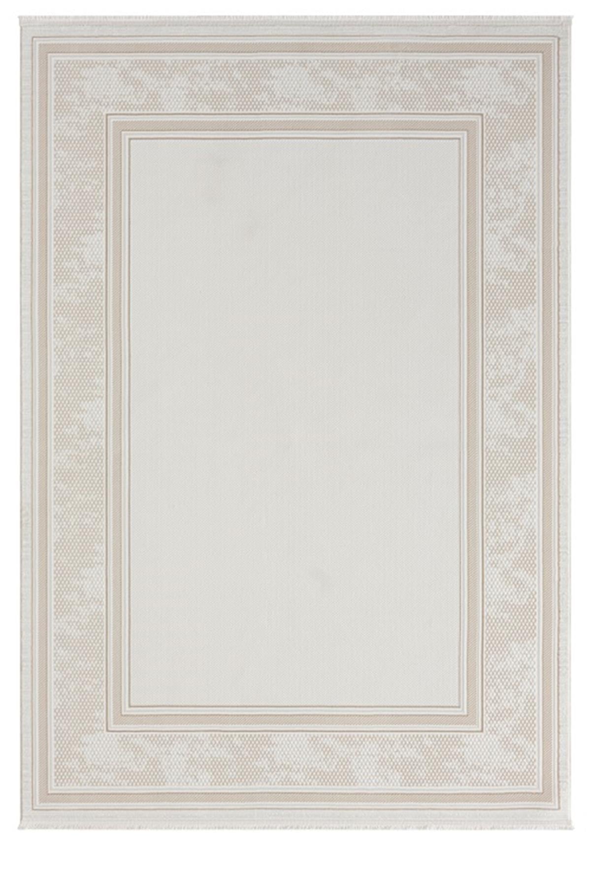 Çam Halı Gusto 905 Bej Seyran Halı Modern Desen Makine Halısı