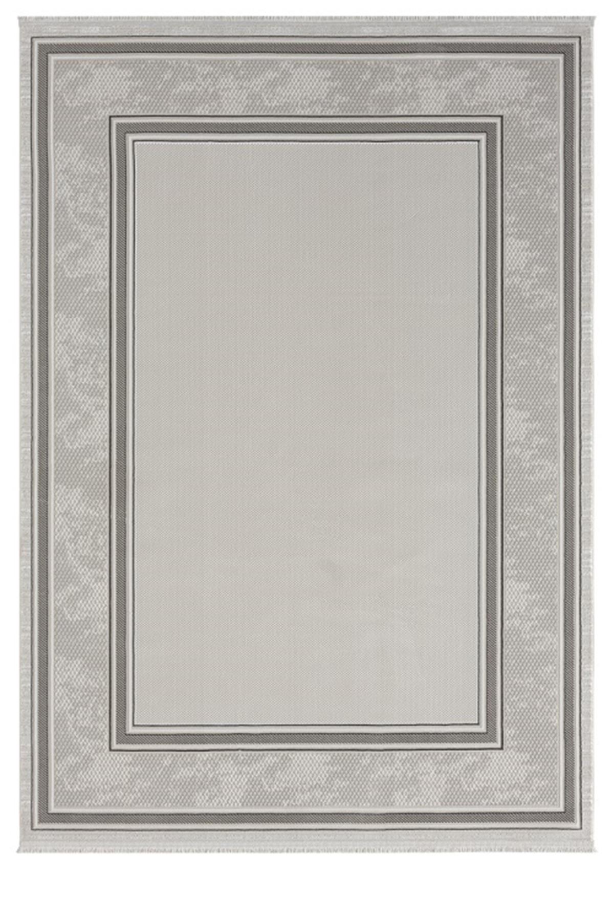 Çam Halı Gusto 905 Gri Seyran Halı Modern Desen Makine Halısı