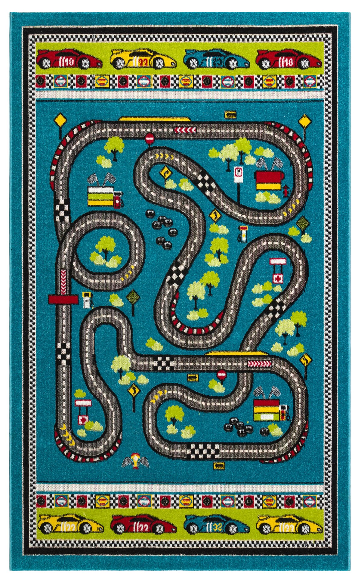 Çam Halı KIDS PLAY KP 01 BLUE Eko Halı
