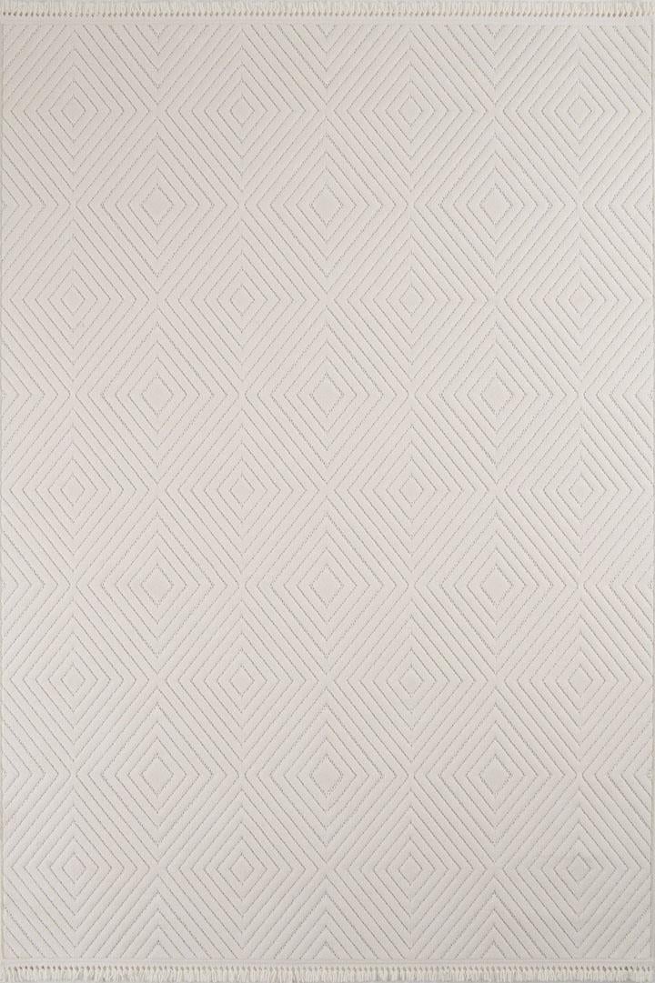 Çam Halı Molde 9205 Krem Koridor Halısı Kesme Yolluk Mutfak Halısı Modern Salon Halısı