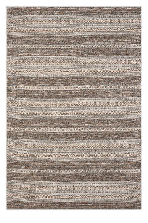 Çam Halı Motto 2553 Terra İskandinav Desenli Koridor Halısı Kesme Yolluk Mutfak Halısı Modern Salon Halısı