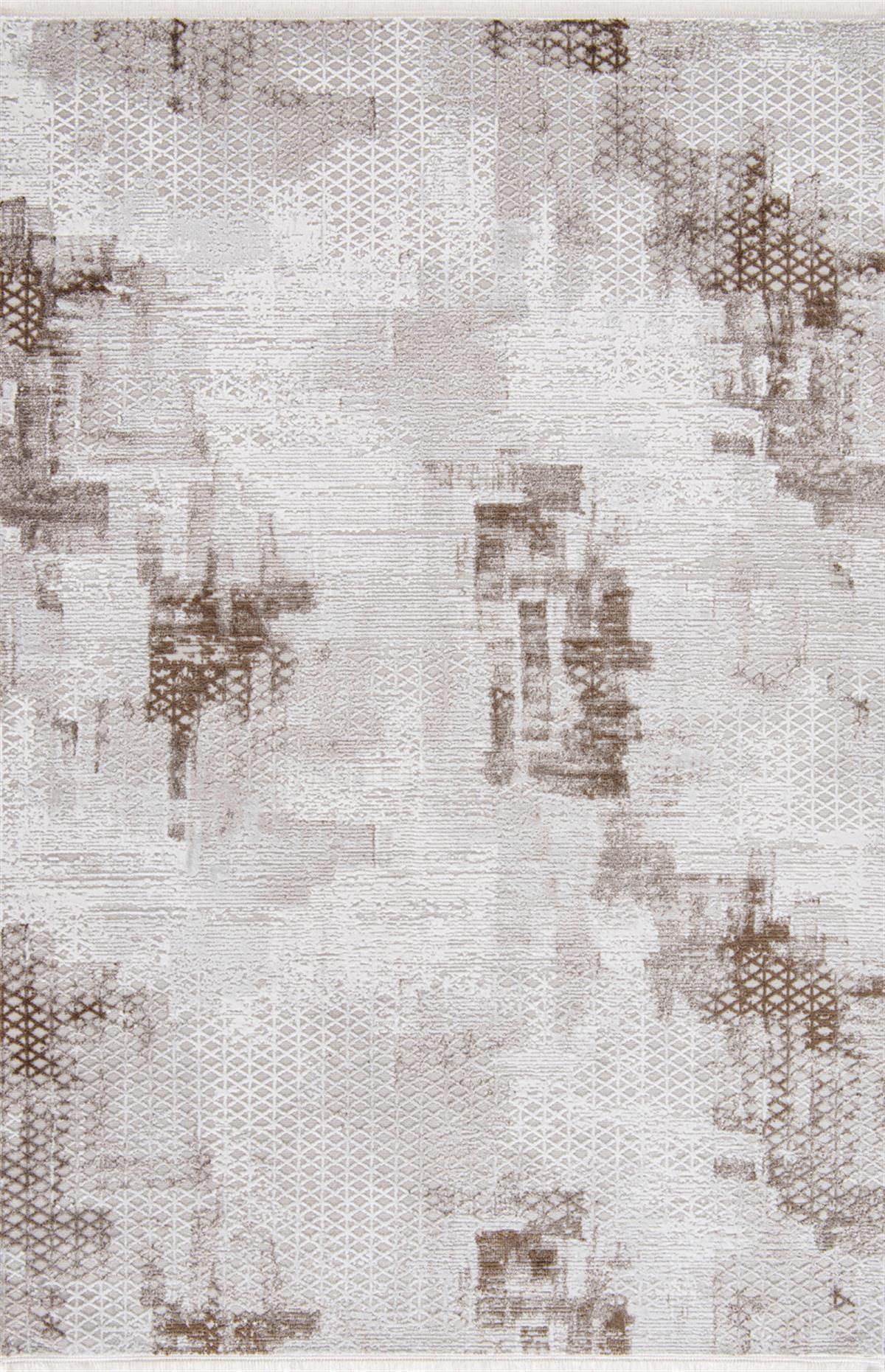 Çam Halı Norm 6202 Bej Romans Halı Modern Desenli Makine Halısı