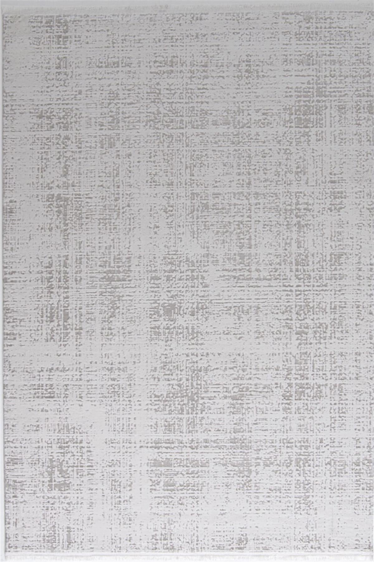 Çam Halı Norm 6207 Beyaz Romans Halı Modern Desenli Makine Halısı