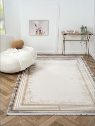 Çam Halı Otto OT001G Gri Modern Desen Salon Halısı