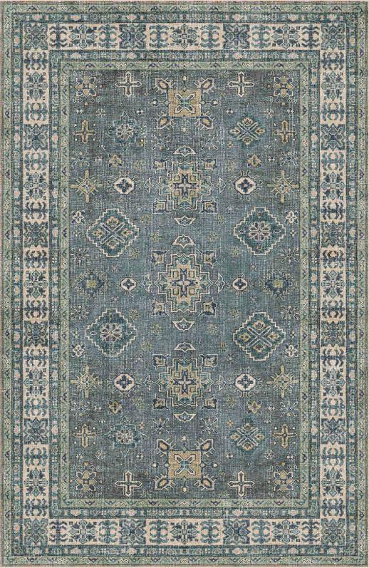 Çam Halı Siesta Vintage 32-544 Etnik Eskitme Desenli Dokuma Tabanlı Yıkanabilir Şönil Salon ve Oda Halısı