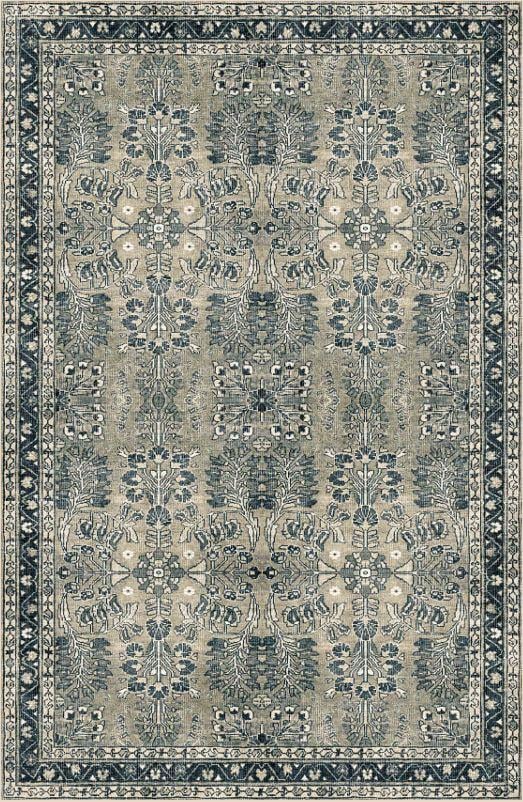 Çam Halı Siesta Vintage 32-549 Etnik Eskitme Desenli Dokuma Tabanlı Yıkanabilir Şönil Salon ve Oda Halısı