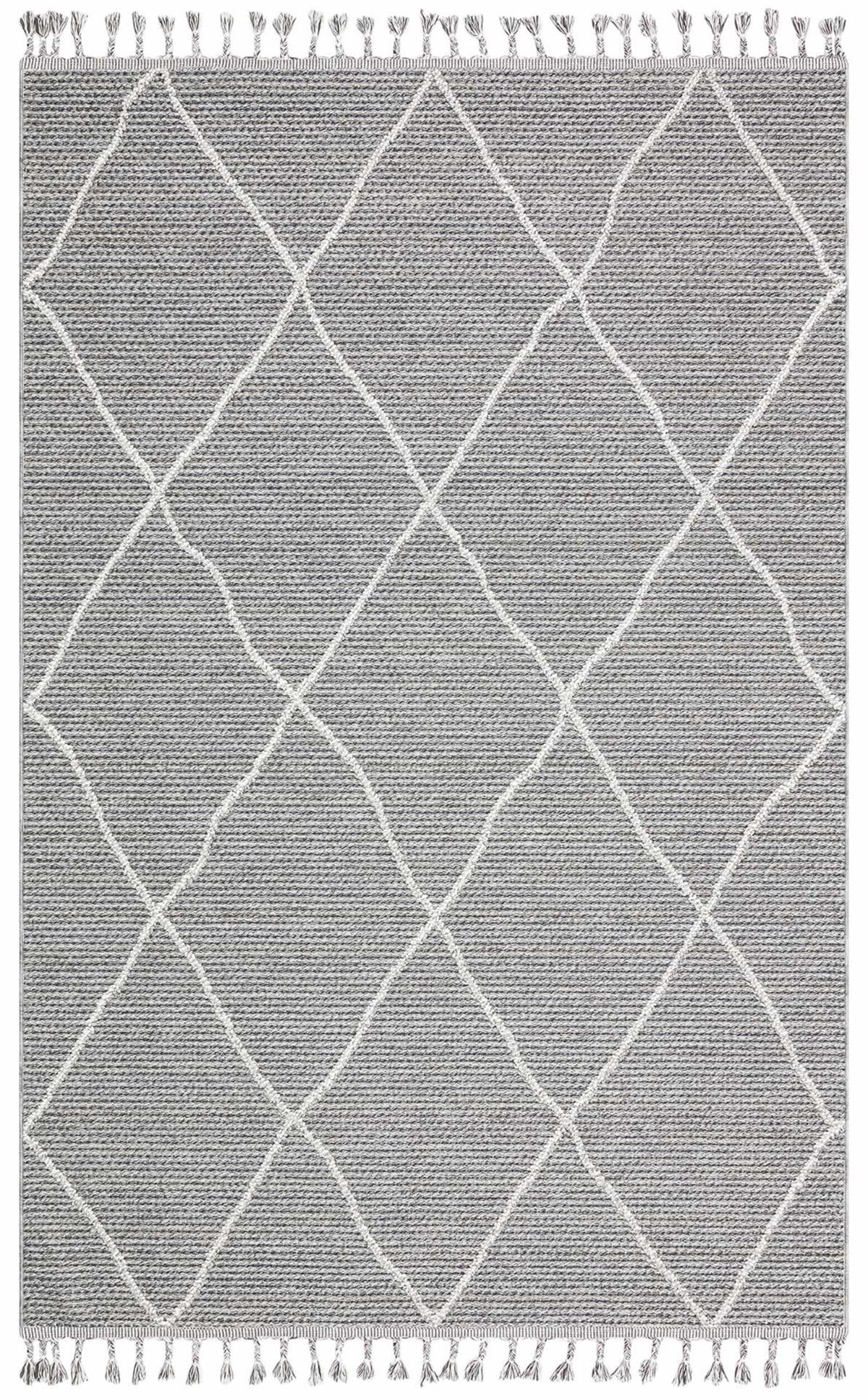 Eko Halı Soho Sh 02 Grey Hav Toz Vermez Hasır Dokuma Modern Makine Halısı