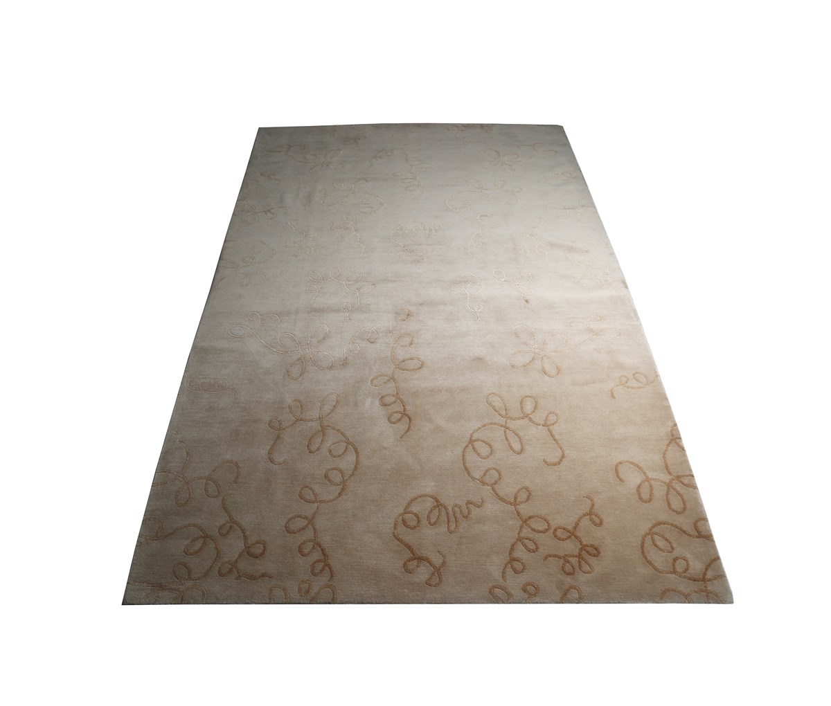 Çam Halı Tilia VV-155 Bej Gold Yeni Zellanda Yünü ve Viskon El Dokuması Halı