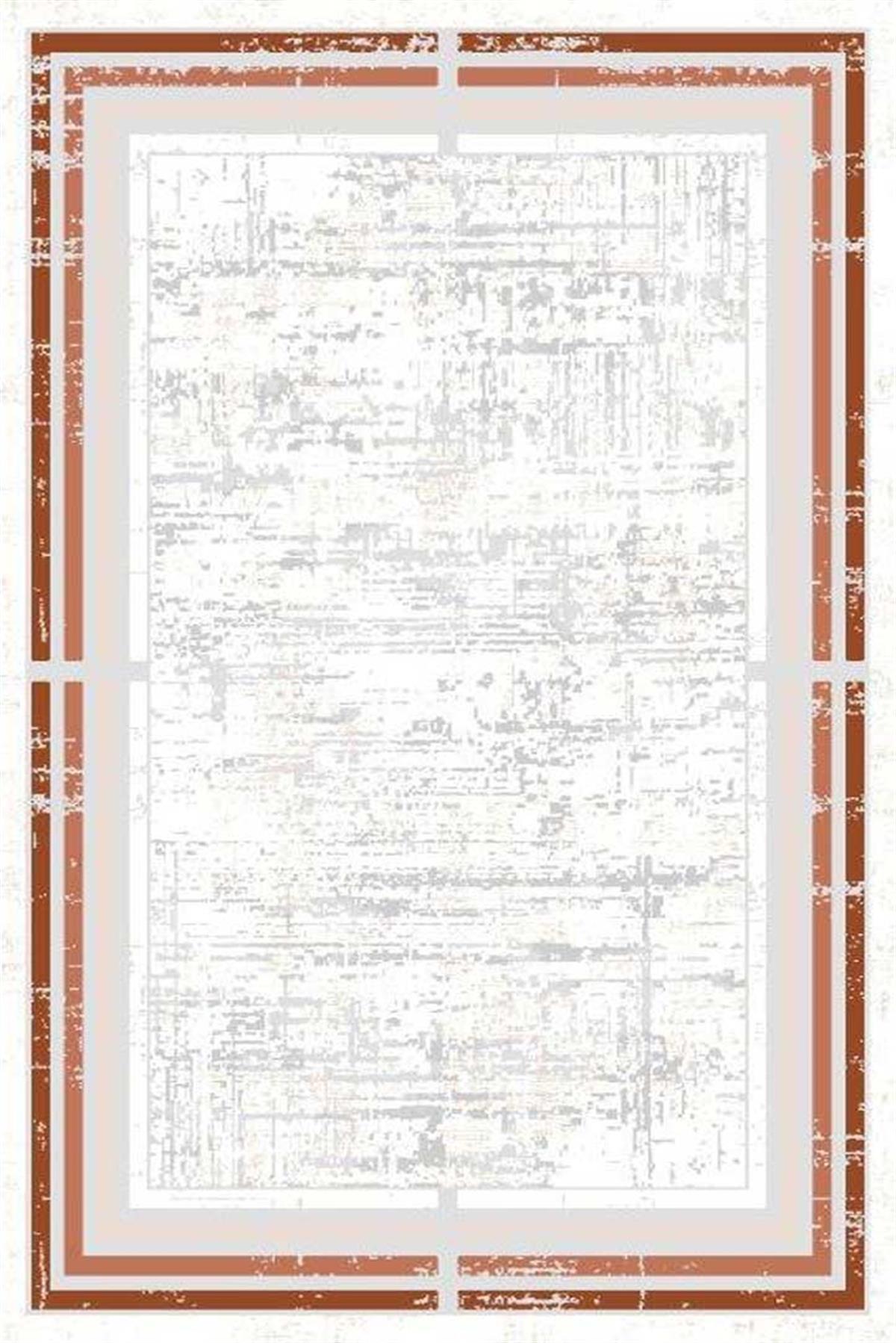 Çam Halı Valente 3915 Taba Romans Halı Modern Desenli Makine Halısı