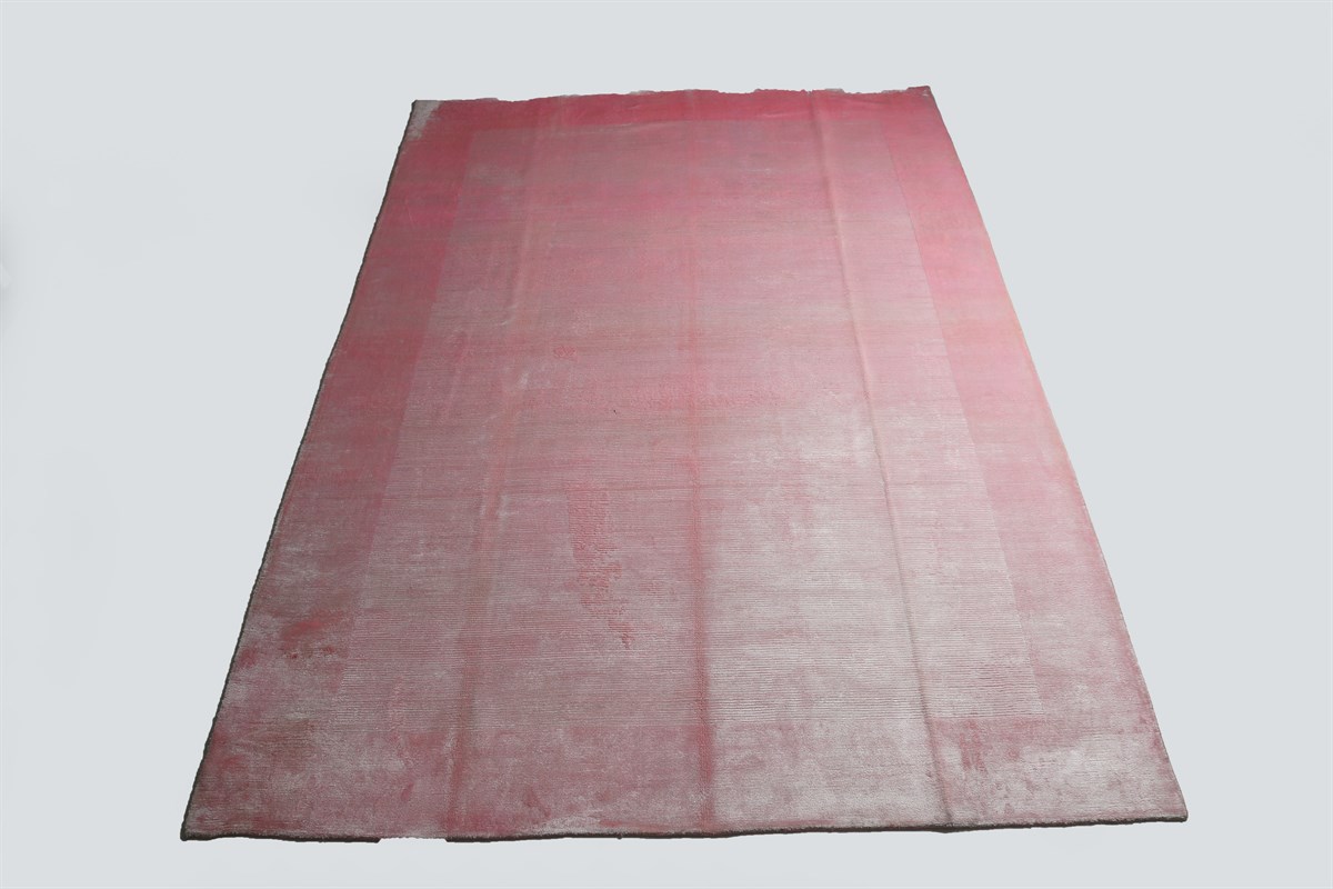 Çam Halı Viana 724 Pembe Yeni Zellanda Yünü ve Viskon El Dokuması Halı