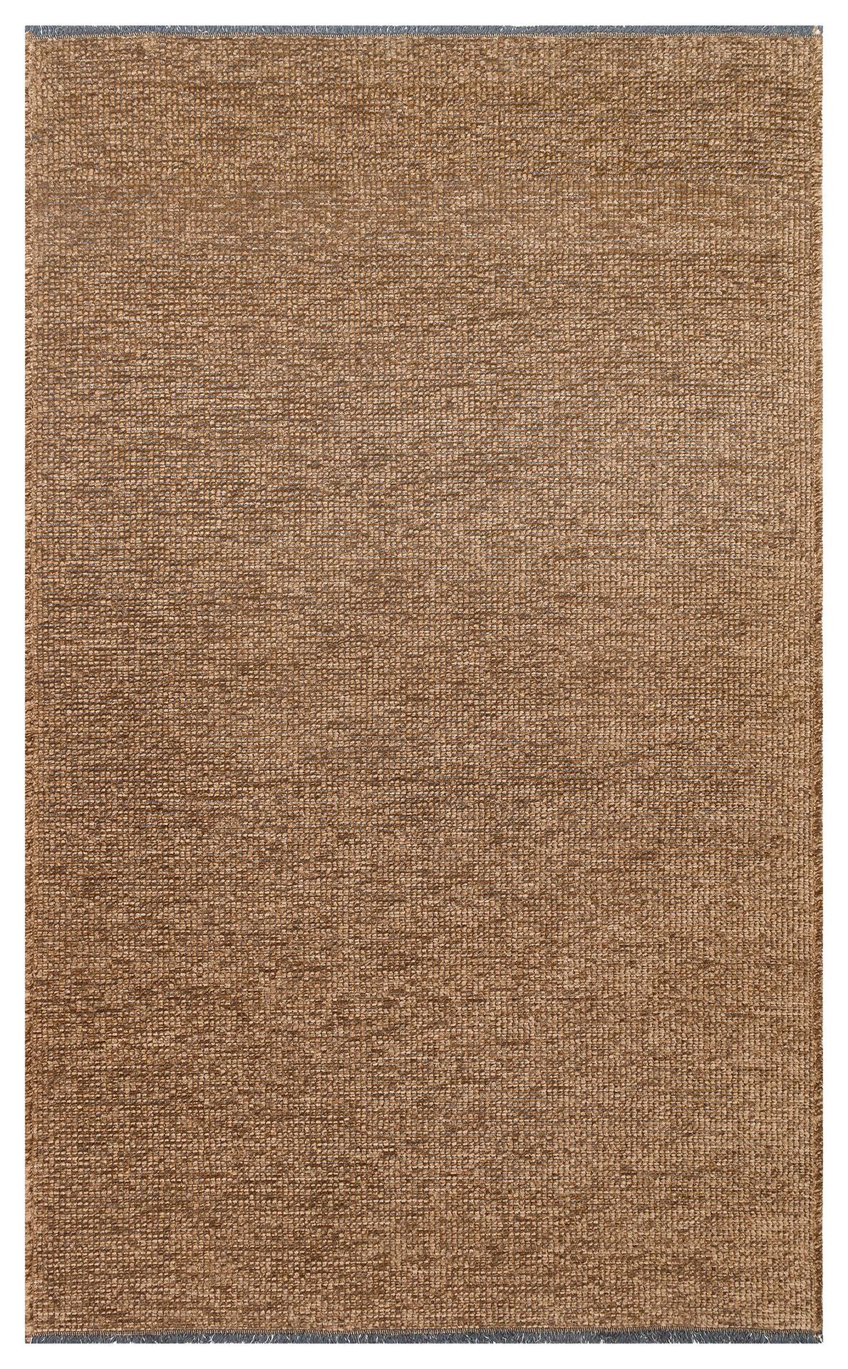 EKO Halı CAPRİ CPR 01 Brown Hav Toz Vermez Kaymaz Kolay Kullanımlı Yıkanabilir Kilim