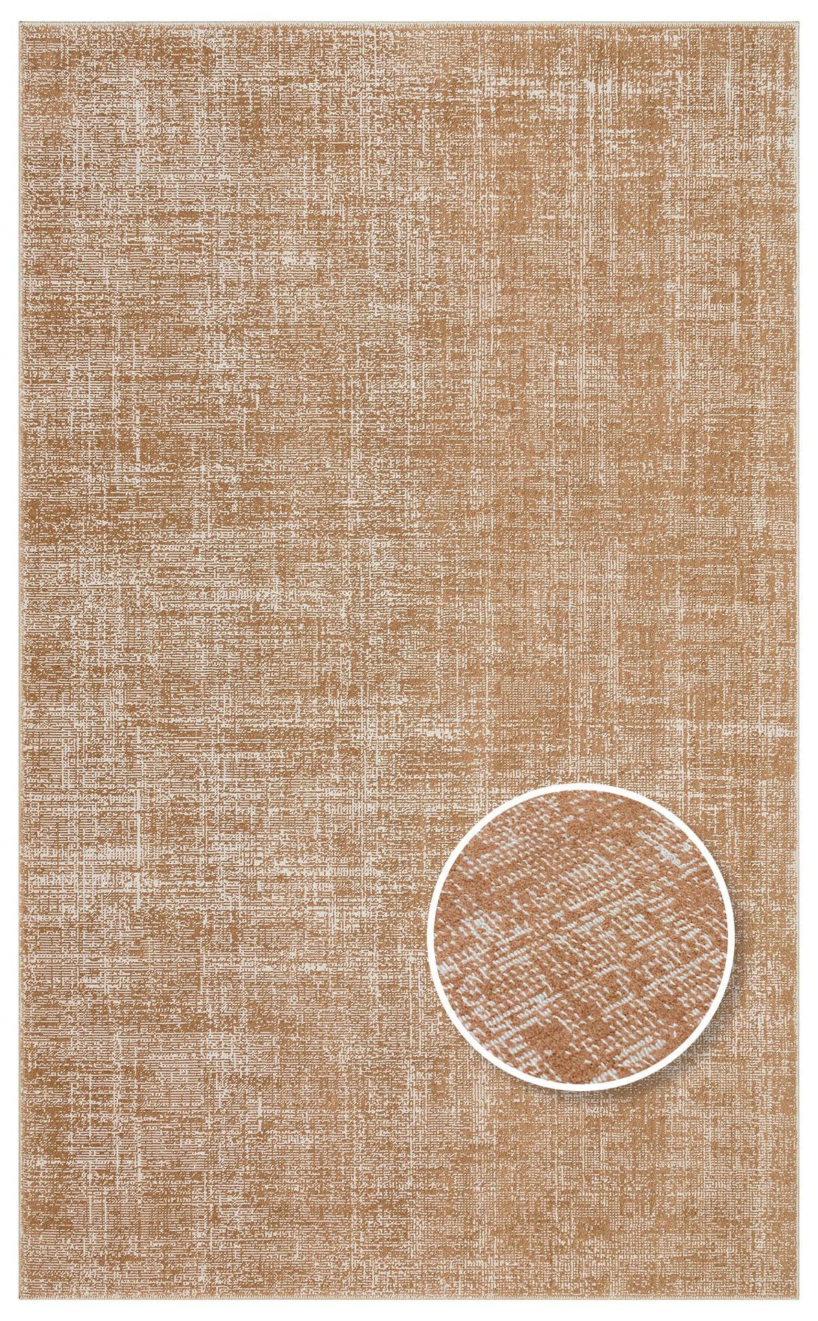 EKO Halı KALAHARI KLH PLAİN TERRA Özel Dokuma Tekniği ile Üretilen Modern Sade Desenli Makine Halısı