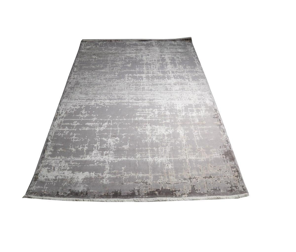 Eko Halı Mirage 613 L.Grey Modern Vintage Desen Yün-Viskon Özel Tezgah Halısı