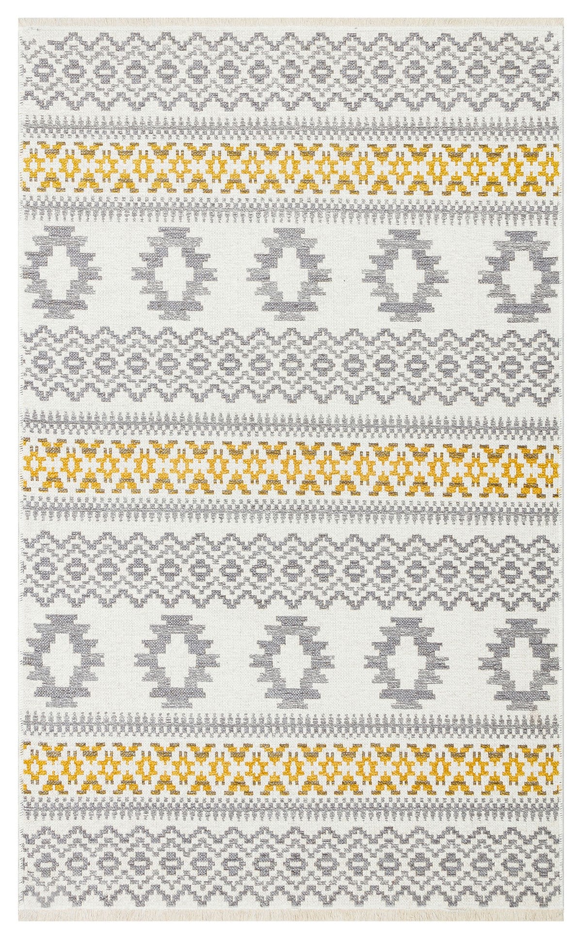 Eko Halı Noa Nk 09 Grey Yellow