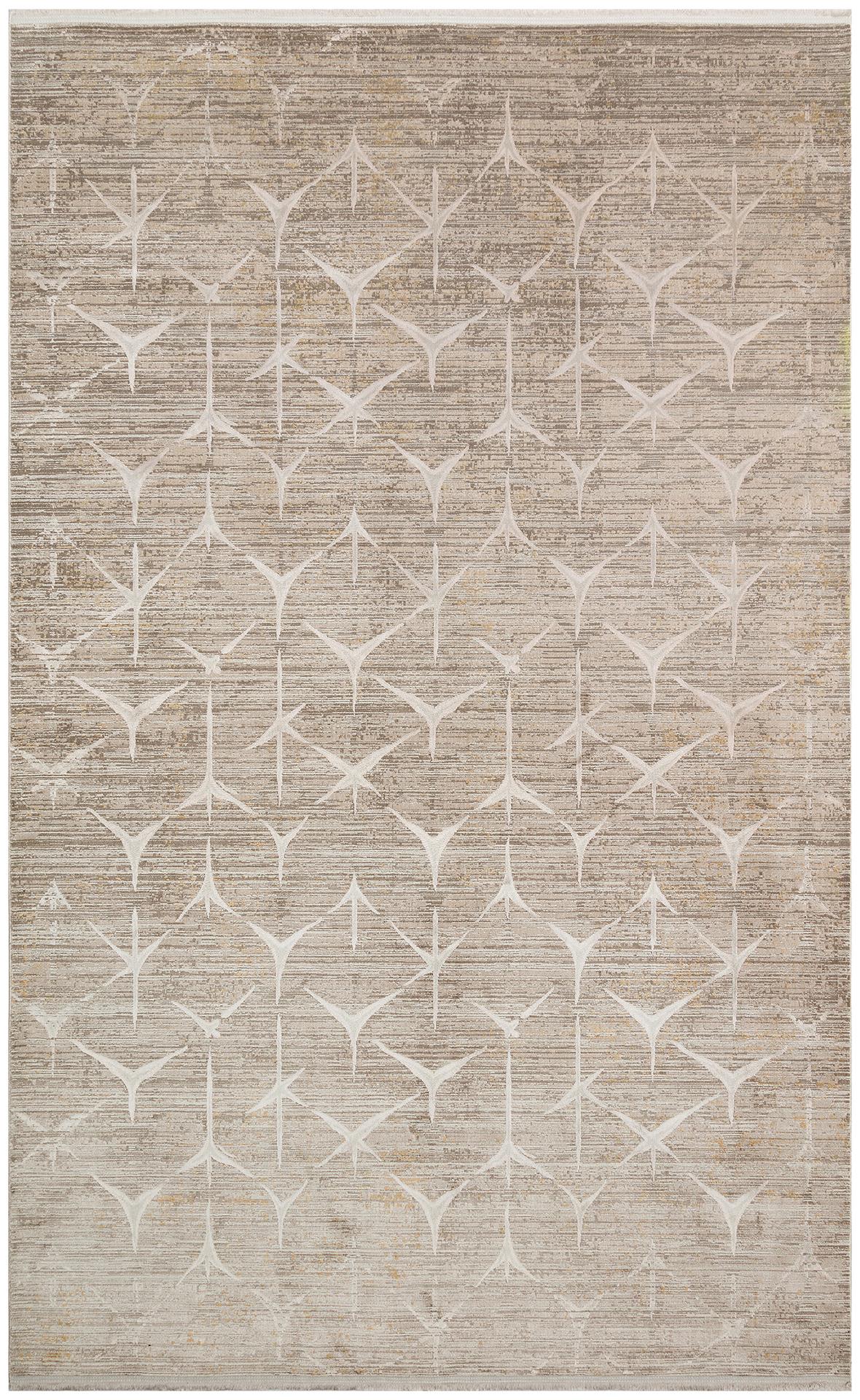Eko Halı Verona Dyed Vrd 06 Latte Beige Overdyed Yumuşak İpeksi Tuşeli Yüksek Alçak Oymalı Modern İnce Makine Halısı