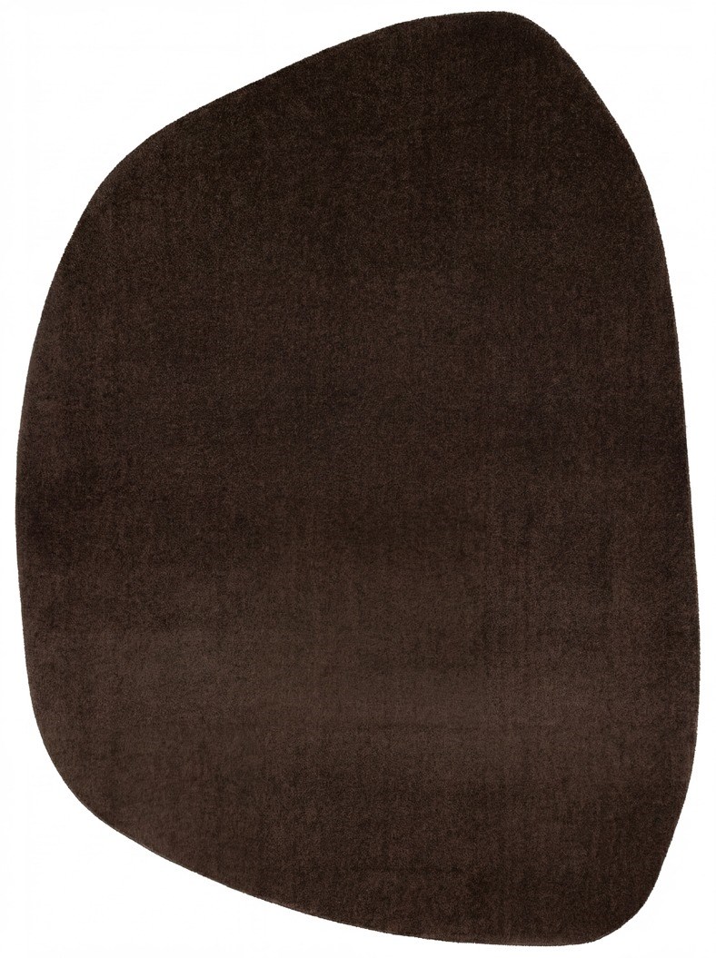 Eko Halı ZEN AMORF 03 BROWN Amorf Kesim Hav Toz Vermez Yumuşak Dokulu Salon Halısı Oturma Odası Halısı Yatak Odası Halısı Koridor Halısı Mutfak Halısı Modern Makine Halısı