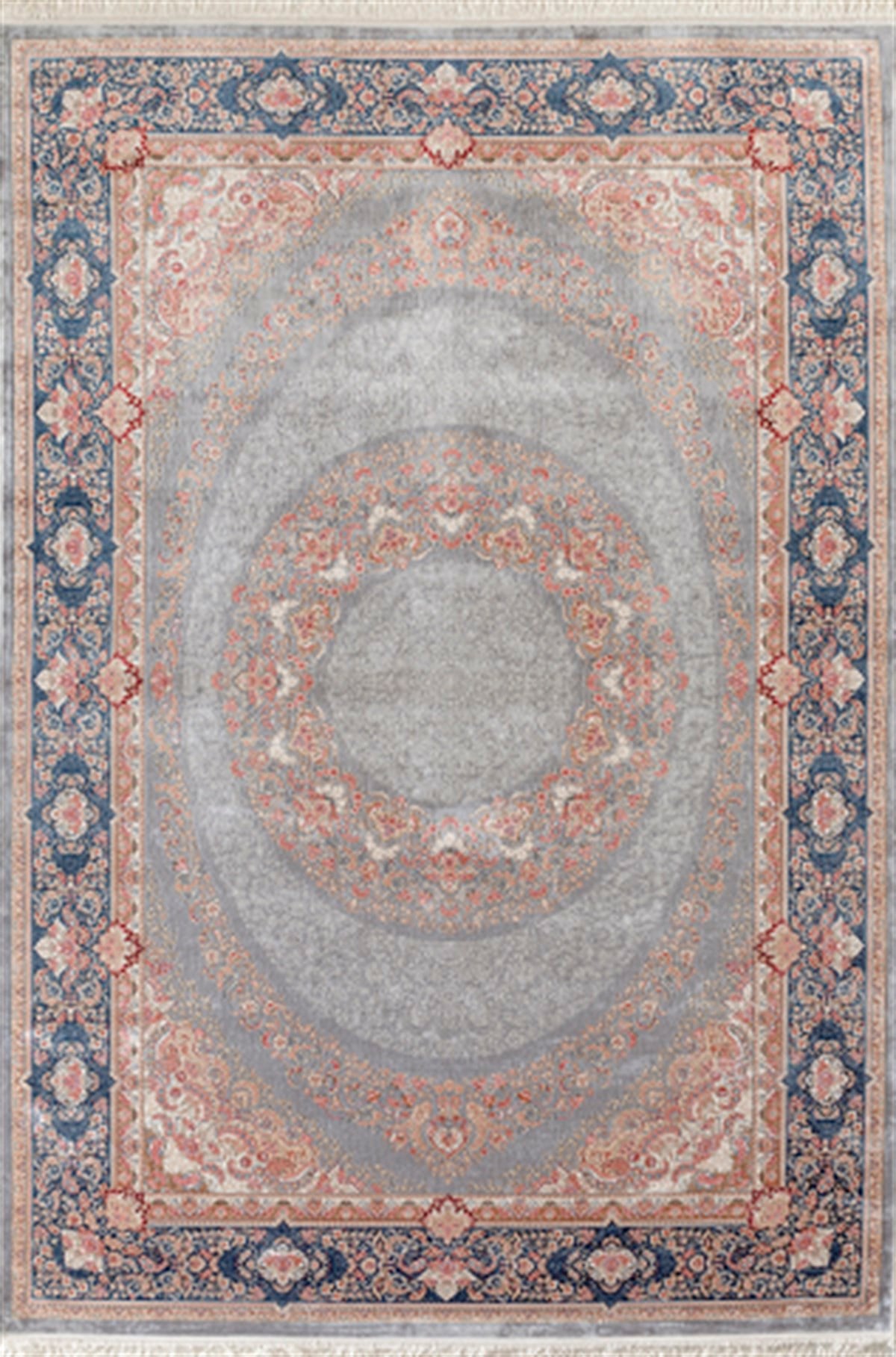 Elexus Halı İpekhane 1516 Mavi Klasik Desen Salon Halısı