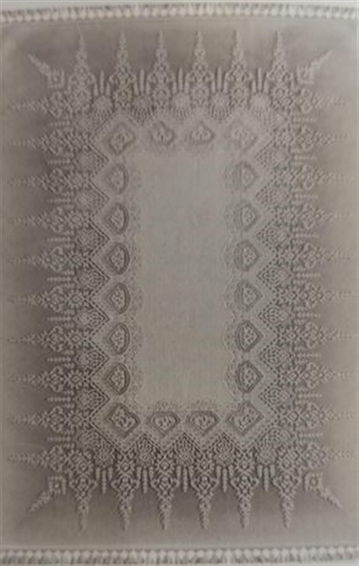 Sanat Halı Delüks 7023 Klasik Desenli Makine Halısı