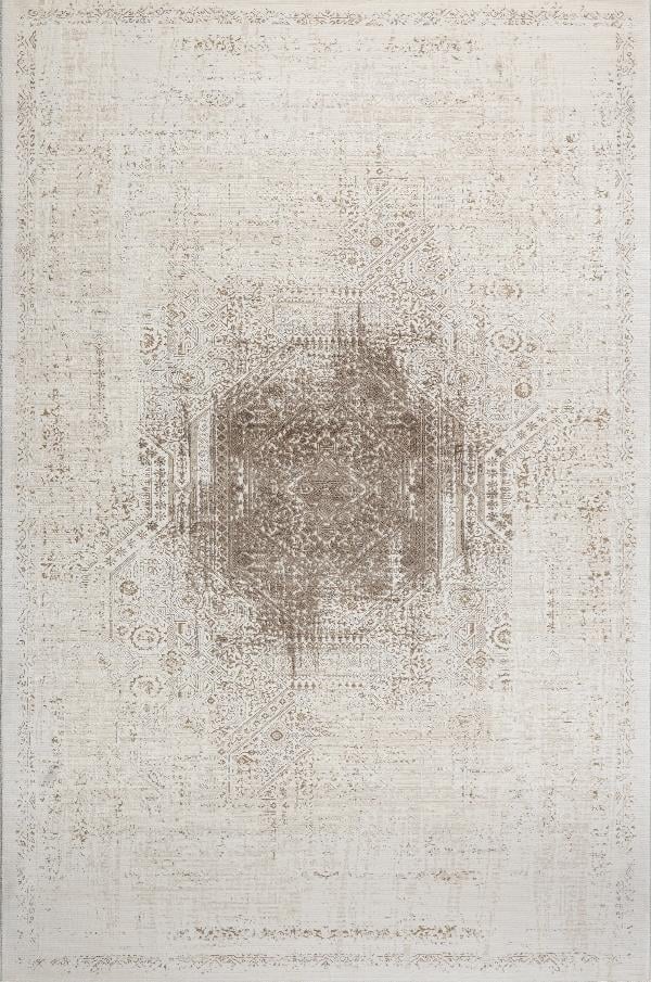Sanat Halı Mira 3573 Klasik Eskitme Desenli Makine Halısı