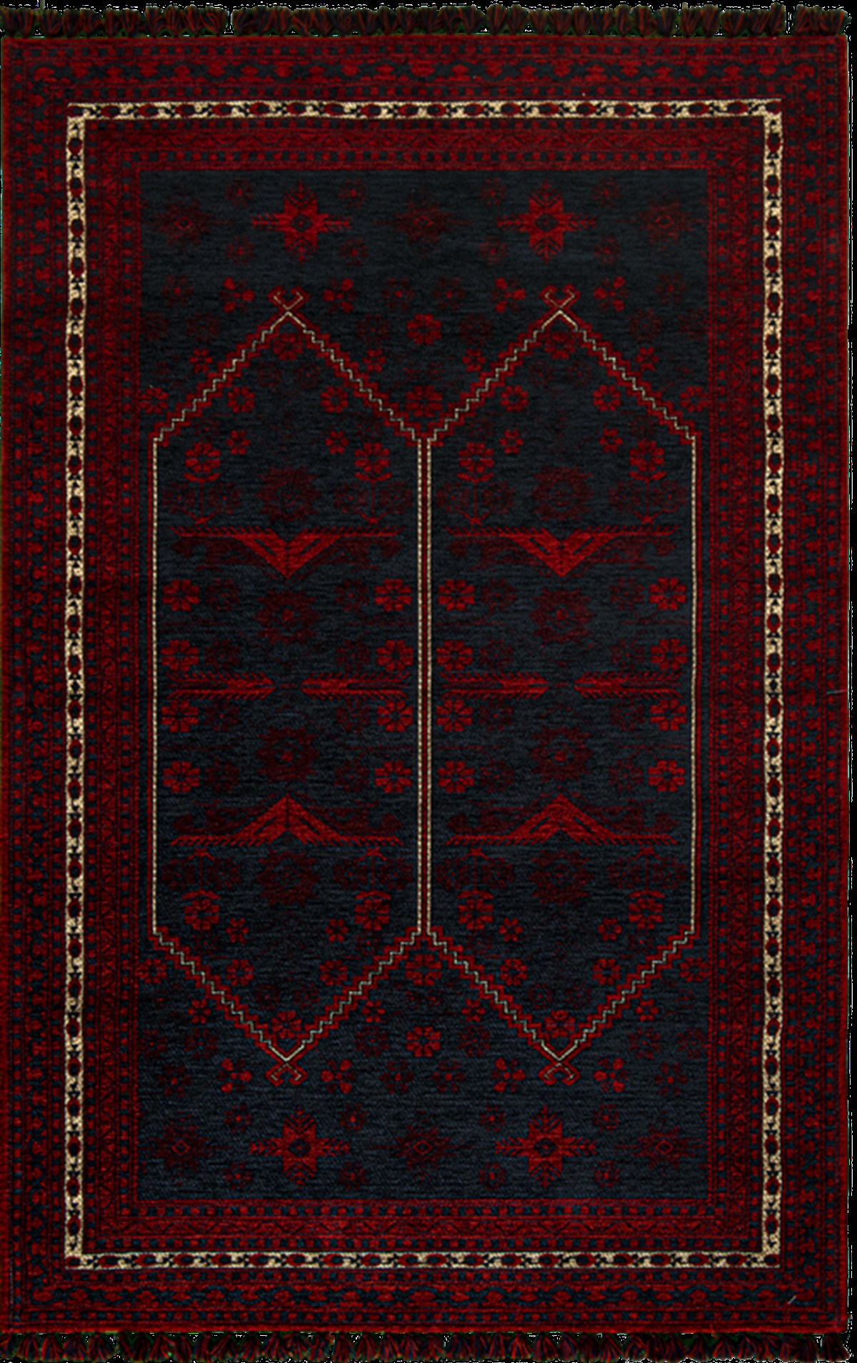 Tuğra Halı Türkmen 04 Etnik Desen Kilim