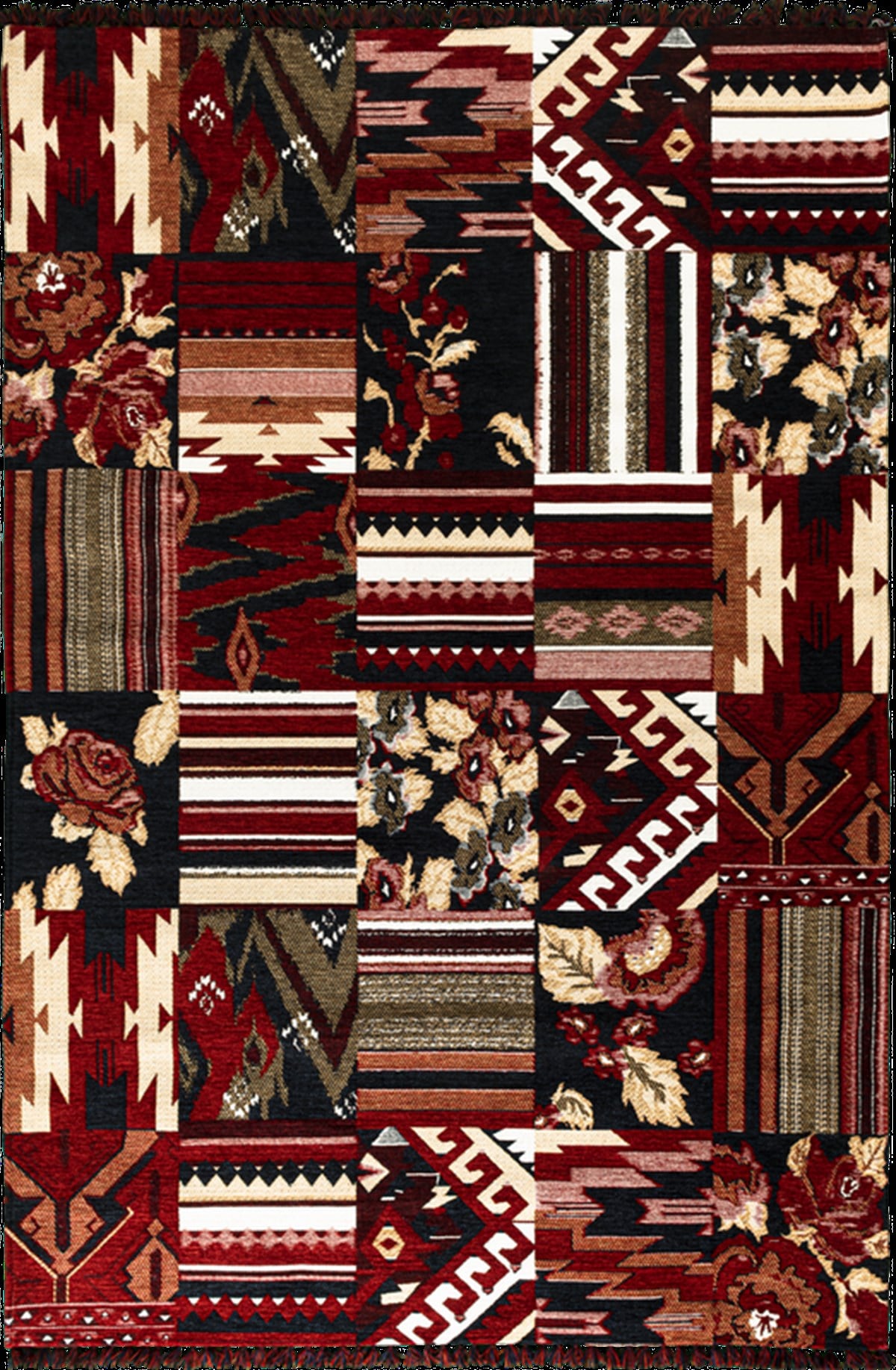 Tuğra Halı Türkmen 14 Etnik Desen Kilim