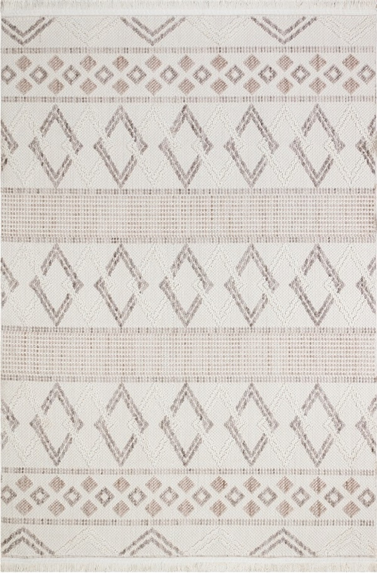 Türkmen Halı Bengal BN01 Bej Modern Desen Halı