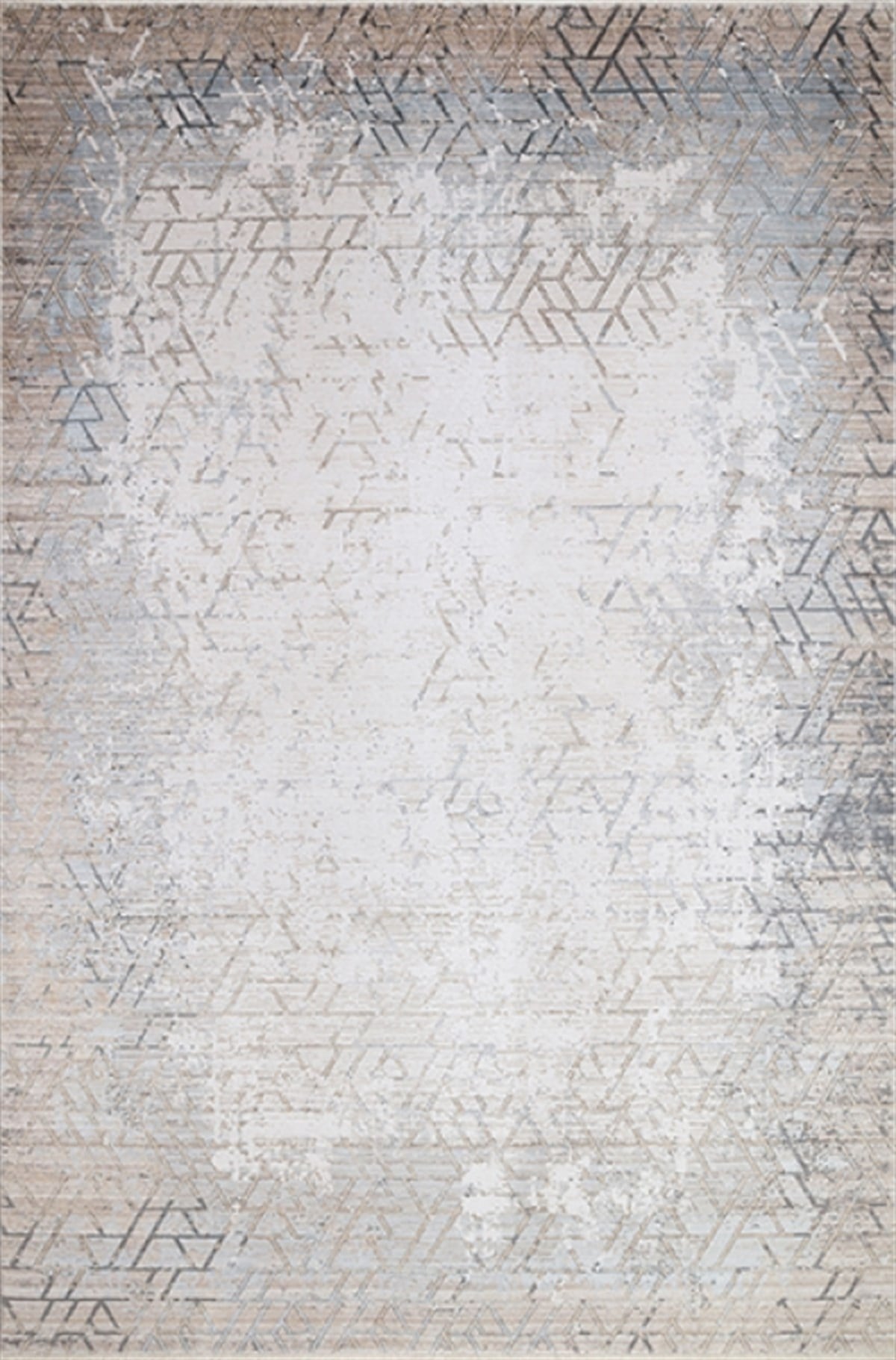 Türkmen Halı Kuvars EH40A Gri Modern Desen Halı