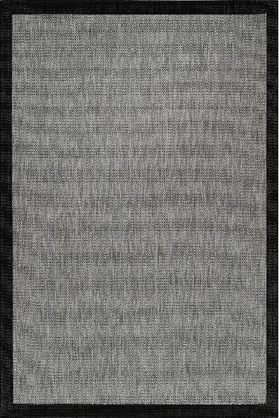 Türkmen Halı SİESTA 1505 Siyah Polyester Ve Pamuk İplikten Üretilmiş Modern Makine Halısı