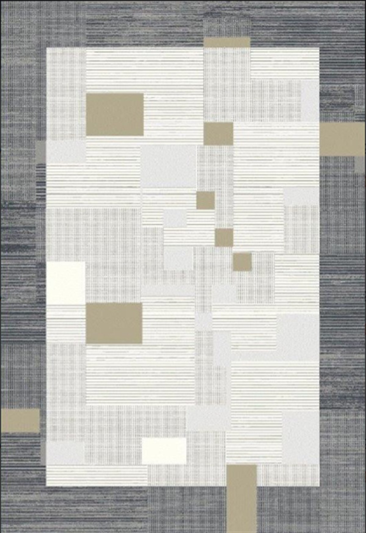 WOOLKNOT HALI BRIGHT M491A KREM GRİ