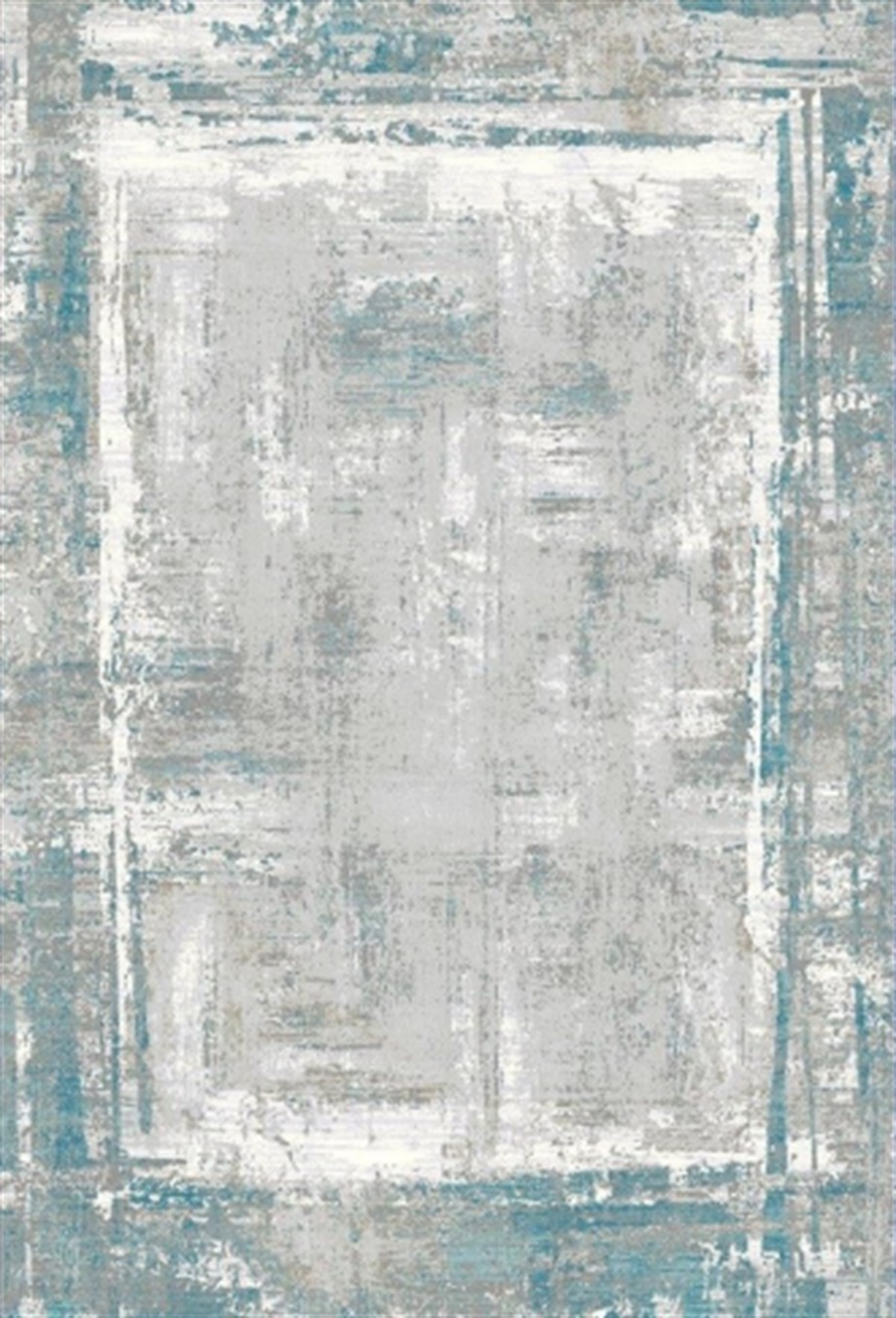 WOOLKNOT HALI CRAFT MT176 KREM MAVİ