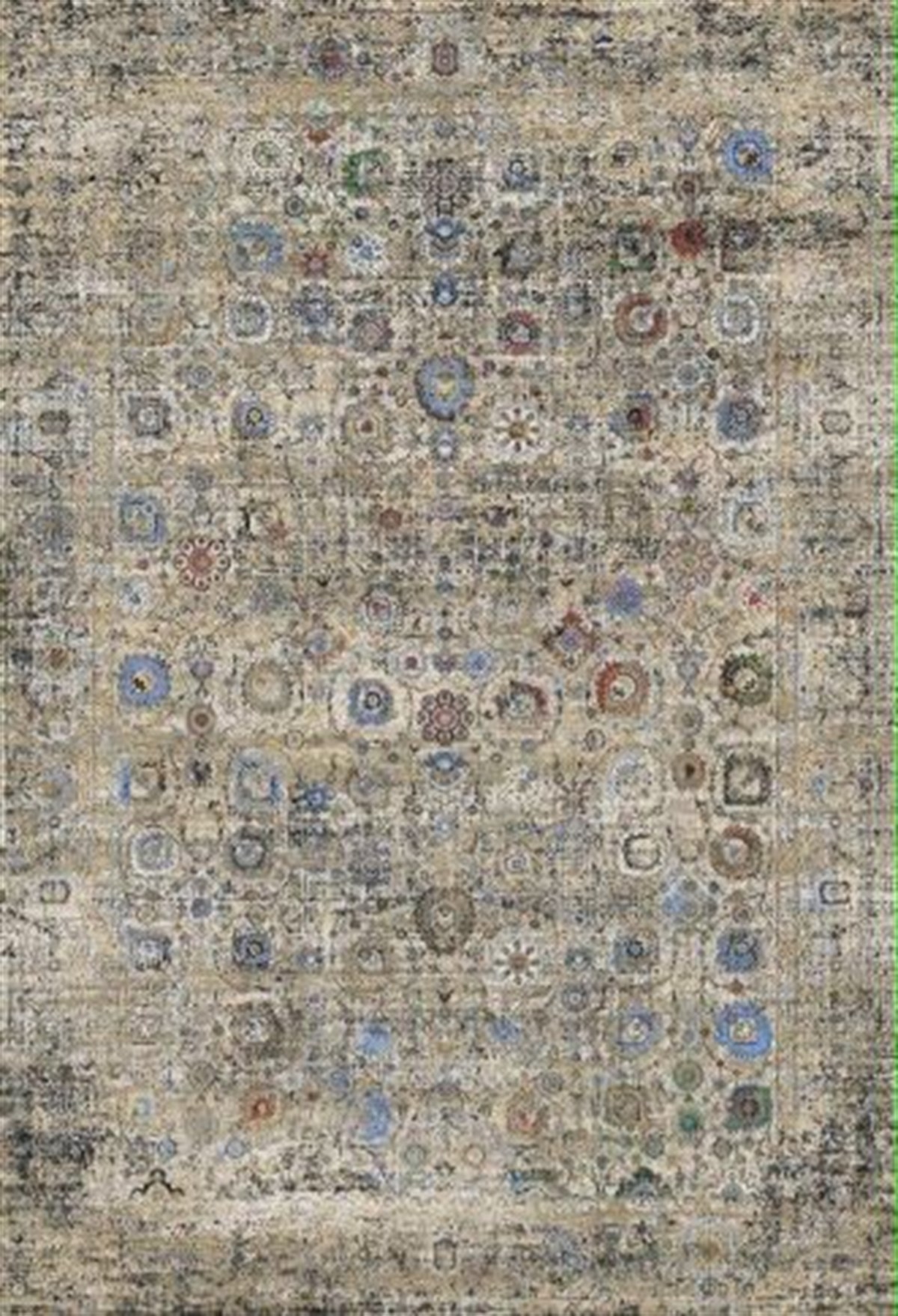 WOOLKNOT HALI PİETRA 2084X SİYAH MULTİ