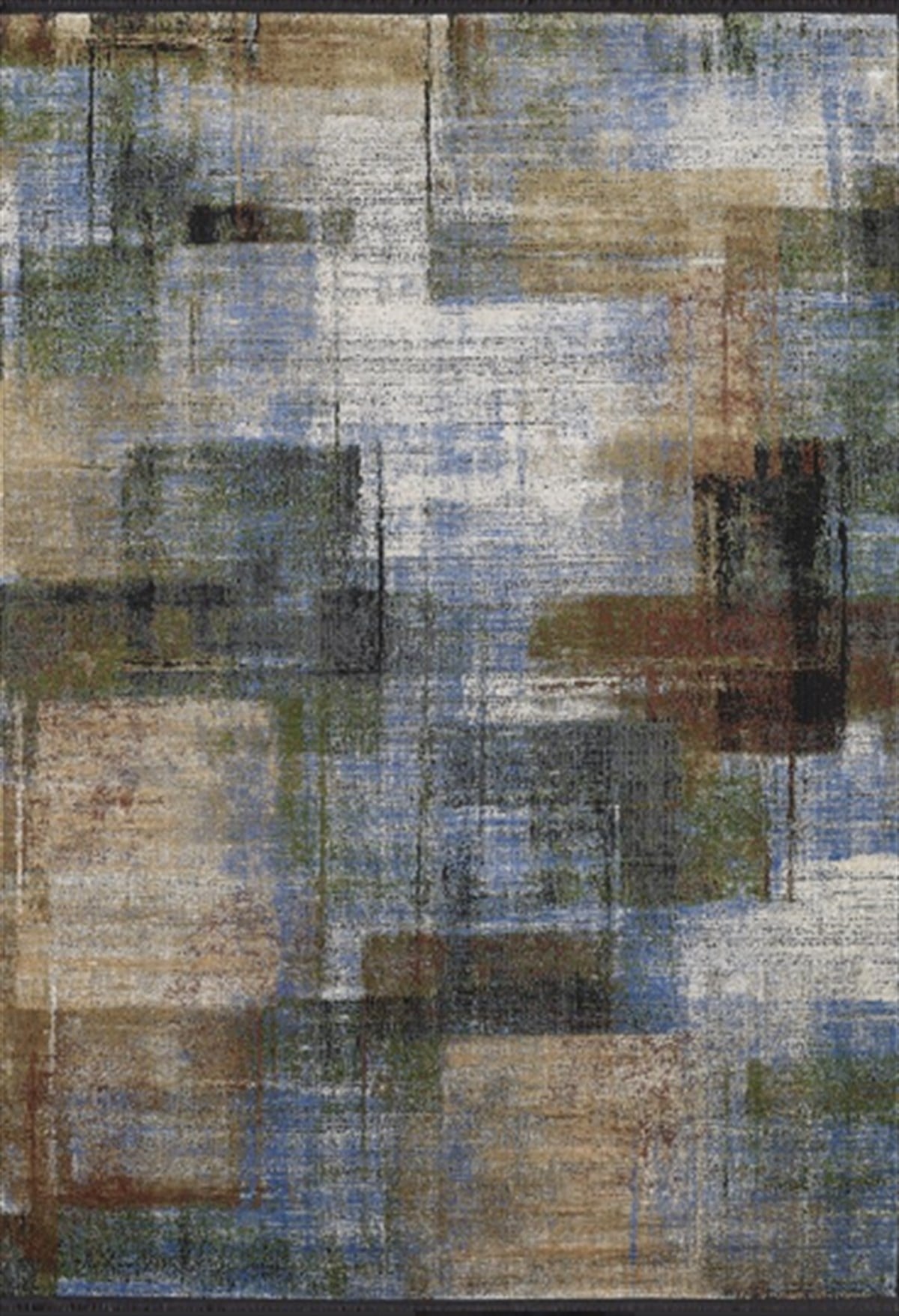 WOOLKNOT HALI PİETRA 2091X SİYAH MULTİ