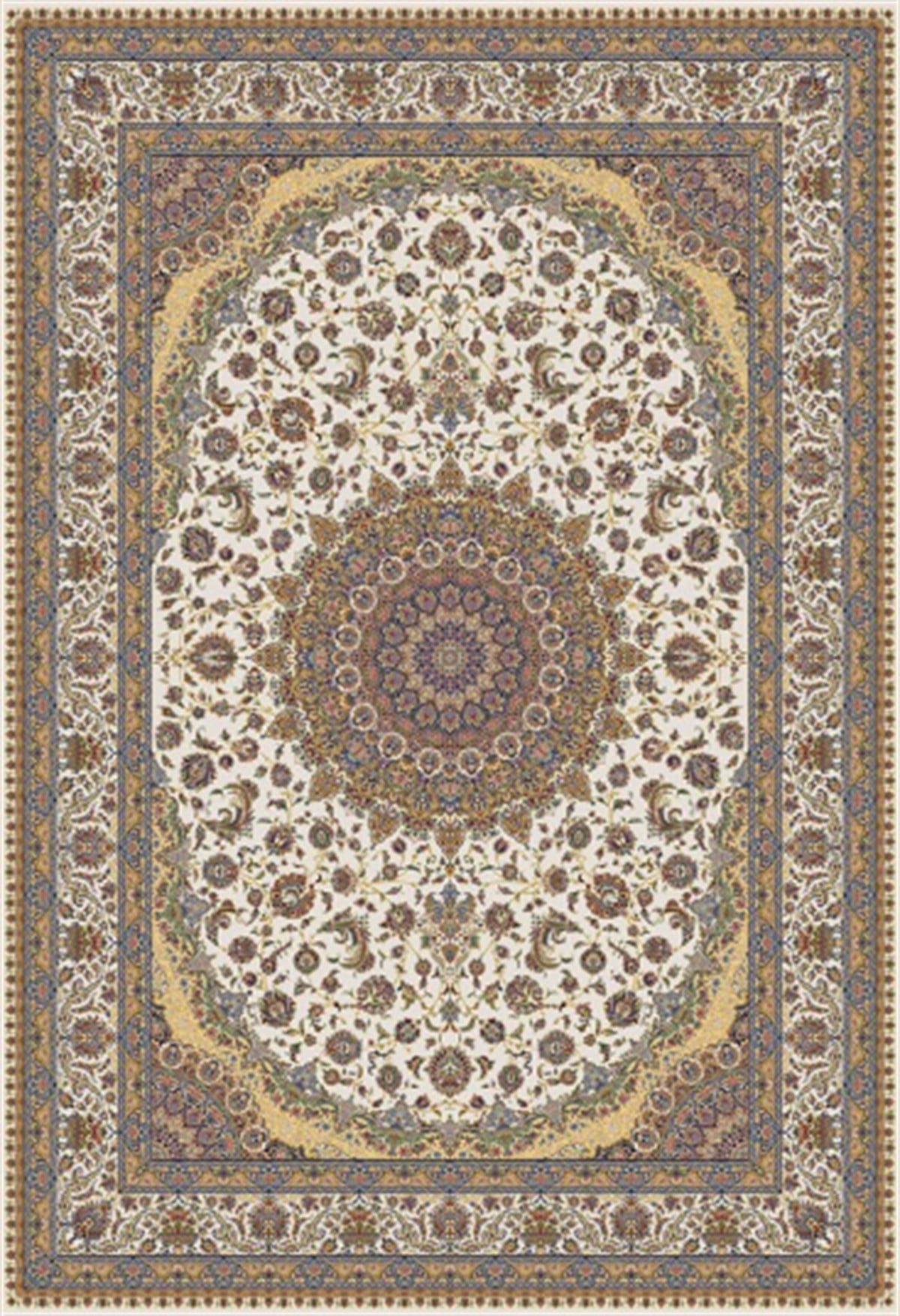 WOOLKNOT HALI QUM İPEK SAÇAK 2032 KREM