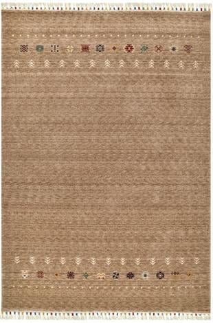 Çam Halı Funky 804 Vizon Yün ve Bambu ile Özel Tezgahlarda Üretilen Otantik Desenli El Emeği Modern Uşak Halısı